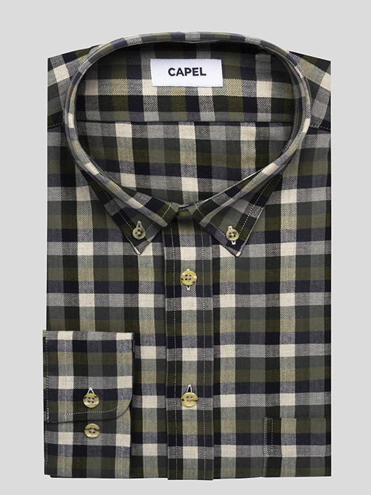 Chemise Ralph Grands Carreaux Capel Grande Taille