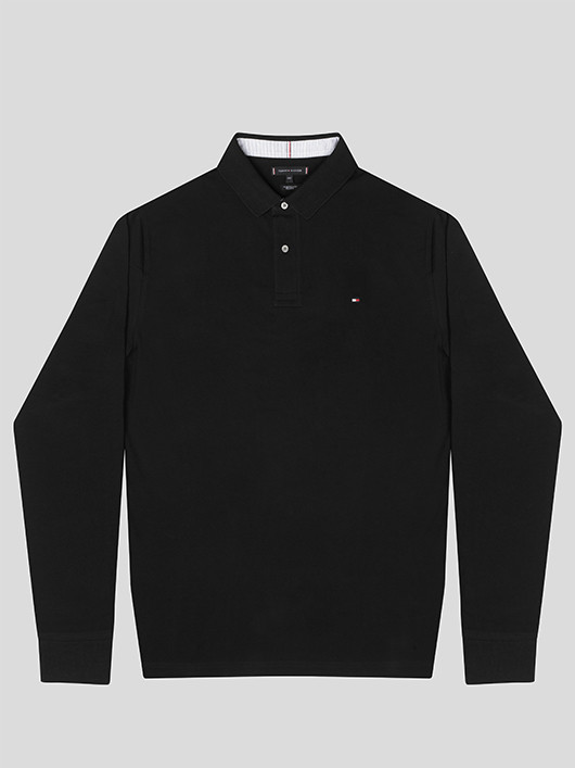 Polo Noir Tommy Hilfiger Grande Taille