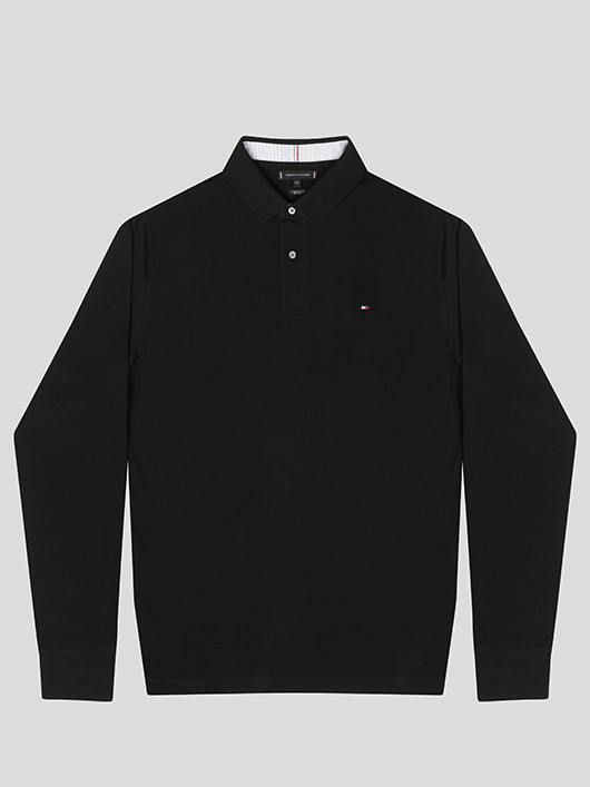 Polo Noir Tommy Hilfiger Grande Taille