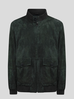 Blouson Cuir Vert Foret Capel Grandes Tailles  homme grande taille - Capelstore