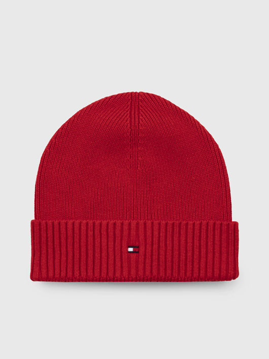 Bonnet Rouge Tommy Hilfiger  homme grande taille - Capelstore