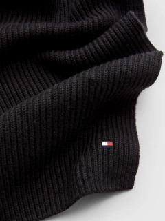 Echarpe Noire Tommy Hilfiger  homme grande taille - Capelstore