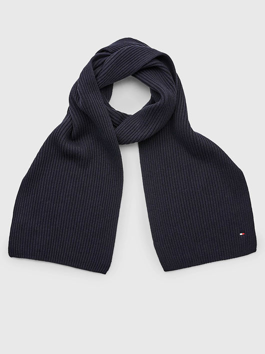 Echarpe Marine Tommy Hilfiger  homme grande taille - Capelstore