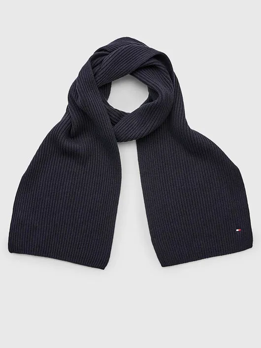 Echarpe Marine Tommy Hilfiger  homme grande taille - Capelstore