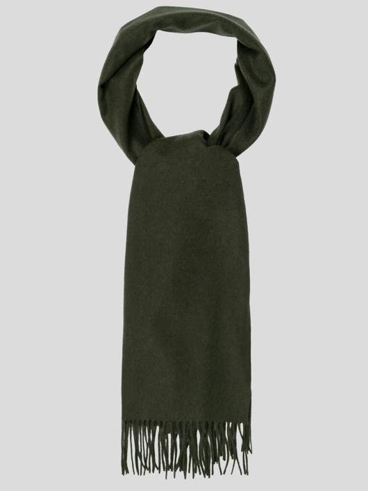 Echarpe Cachemire Verte Capel  homme grande taille - Capelstore