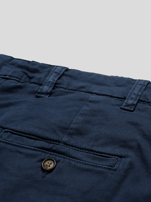 Chino Uni Bleu Indigo Capel Grande Taille homme grande taille - Capelstore