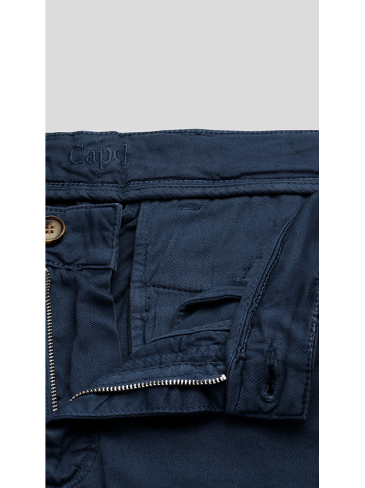Chino Uni Bleu Indigo Capel Grande Taille homme grande taille - Capelstore