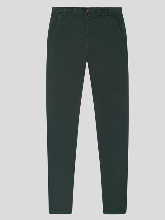 Chino Uni Vert Foret Capel Grande Taille  homme grande taille - Capelstore