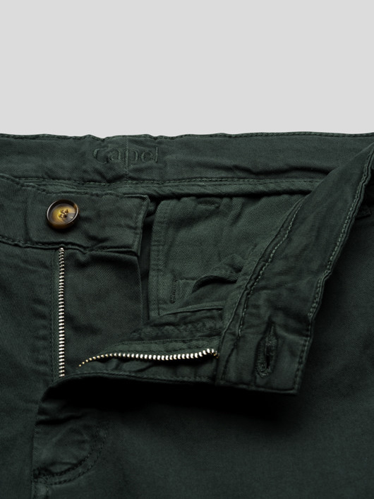 Chino Uni Vert Foret Capel Grande Taille homme grande taille - Capelstore