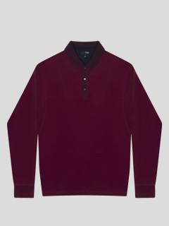 Polo Ml Mercerise Bordeaux Capel Grande Taille  homme grande taille - Capelstore