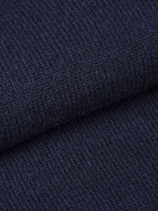 Pull Cachemire Enzo Col V Navy Capel Grande Taille homme grande taille - Capelstore