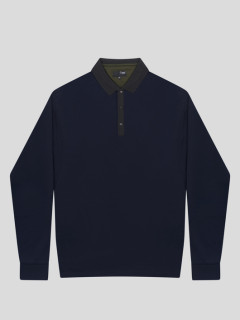 Polo Ml Mercerise Marine Capel Grande Taille  homme grande taille - Capelstore
