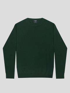 Pull Col Rond Vert Foret Capel Grande Taille  homme grande taille - Capelstore