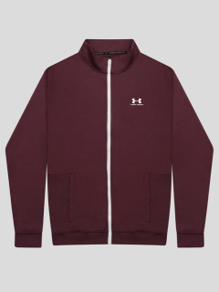 Haut Zippe Bordeaux Under Armour Grande Taille  homme grande taille - Capelstore
