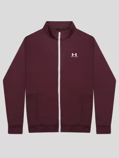 Haut Zippe Bordeaux Under Armour Grande Taille  homme grande taille - Capelstore