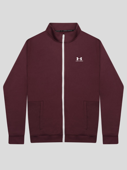 Haut Zippé Bordeaux Under Armour Grande Taille