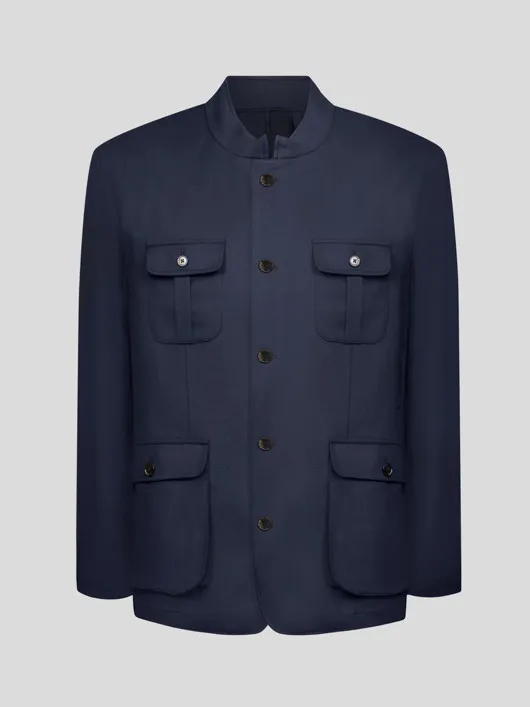 Veste Forestiere Marine Capel Grande Taille  homme grande taille - Capelstore