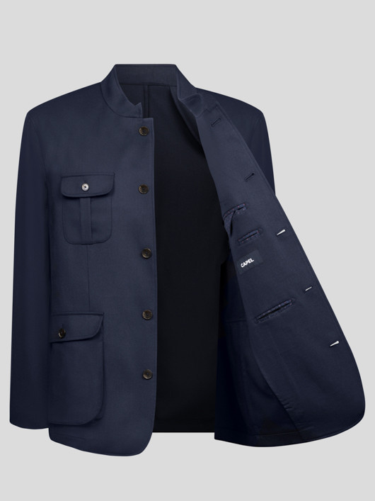 Veste Forestiere Marine Capel Grande Taille homme grande taille - Capelstore