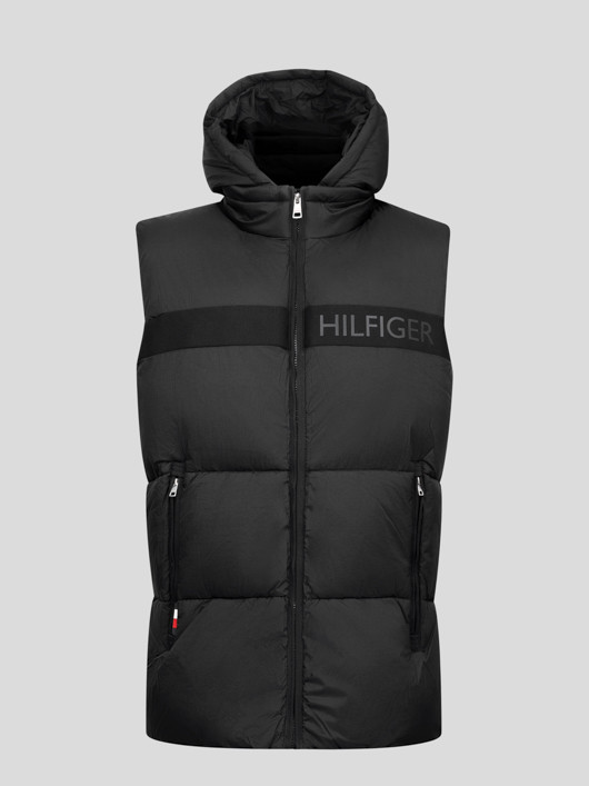 Doudoune Sans Manches Noire Tommy Hilfiger Grande Taille