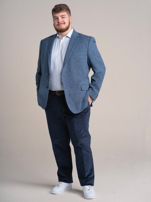 Veste Bleue Collection Privee Grande Taille  homme grande taille - Capelstore