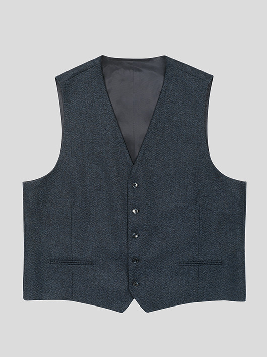 Gilet Marine Capel Grande Taille  homme grande taille - Capelstore