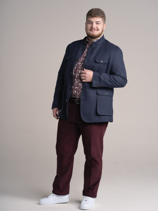 Veste Forestiere Marine Capel Grande Taille homme grande taille - Capelstore