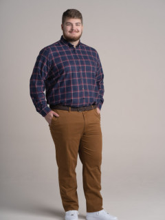 Chemise Ralph Larges Carreaux Capel Grande Taille  homme grande taille - Capelstore