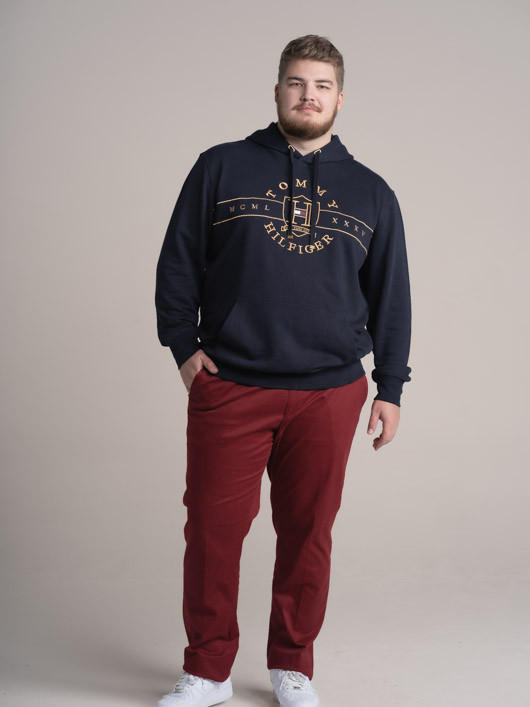 Sweat Tommy Hilfiger Icons à capuche à logo marine homma grande taille | Capel
