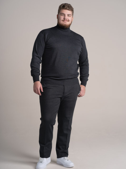 Pull Merinos Cheminee Capel Grandes Tailles  homme grande taille - Capelstore