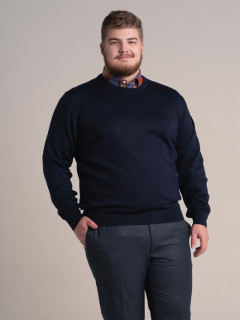 Pull Merinos Luca Col Rond Capel Grande Taille  homme grande taille - Capelstore