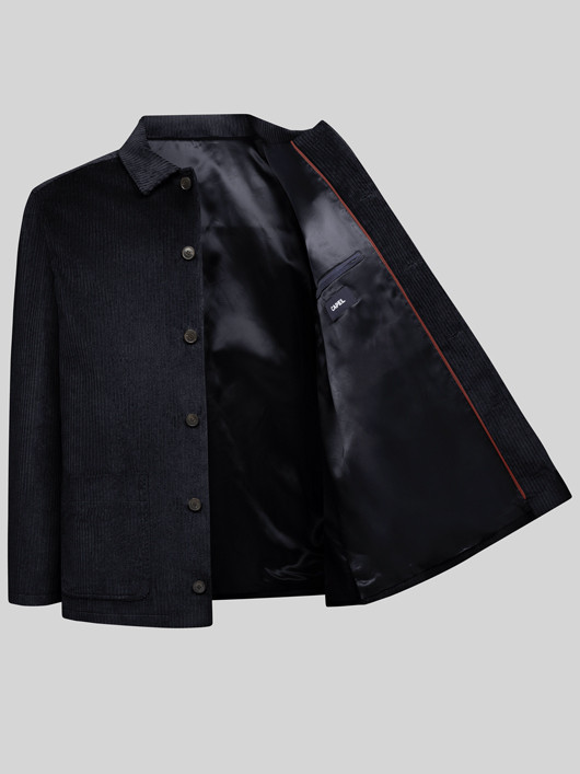 Veste Worker Velours Marine Capel Grande Taille homme grande taille - Capelstore