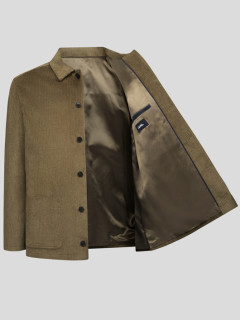 Veste Worker Velours Beige Capel Grande Taille  homme grande taille - Capelstore
