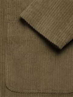 Veste Worker Velours Beige Capel Grande Taille  homme grande taille - Capelstore