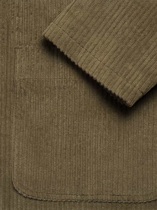 Veste Worker Velours Beige Capel Grande Taille  homme grande taille - Capelstore