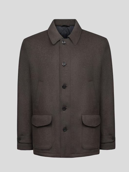 Parka Drap Laine Marron Capel Grande Taille  homme grande taille - Capelstore