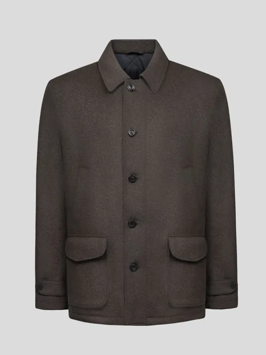 Parka Drap Laine Marron Capel Grande Taille  homme grande taille - Capelstore