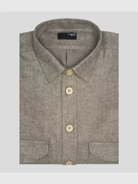 Surchemise Ml Unie Capel Grandes Tailles Surchemise Ml Unie Capel Grandes Tailles