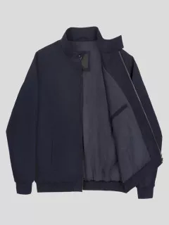 Blouson Marine Zippe Capel Grande Taille  homme grande taille - Capelstore