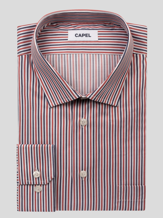 Chemise Rayee Max P Capel Grande Taille  homme grande taille - Capelstore