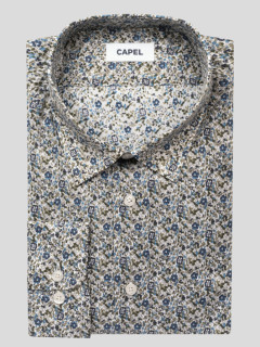 Chemise Gianni Fleurs Capel Grande Taille  homme grande taille - Capelstore