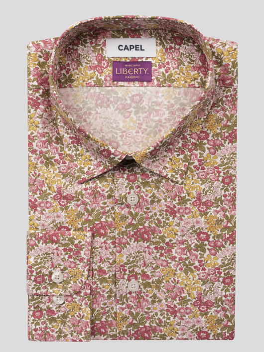 Chemise Tissu Liberty Gianni Capel Grande Taille  homme grande taille - Capelstore