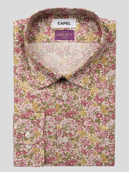 Chemise Tissu Liberty Gianni Capel Grande Taille  homme grande taille - Capelstore