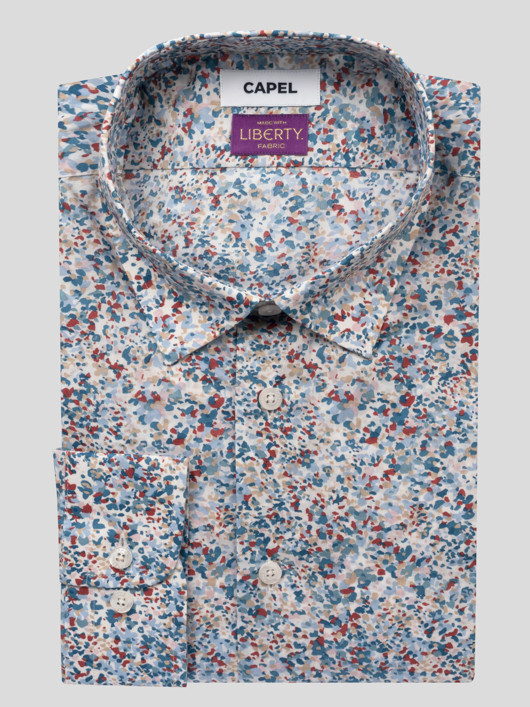 Chemise Tissu Liberty Gianni Capel Grande Taille  homme grande taille - Capelstore