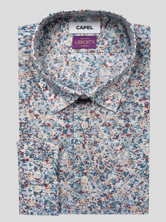 Chemise Tissu Liberty Gianni Capel Grande Taille  homme grande taille - Capelstore