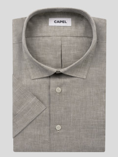 Chemisette Gatsby Beige Capel Grande Taille  homme grande taille - Capelstore