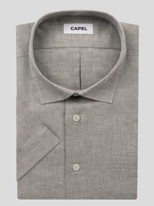 Chemisette Gatsby Beige Capel Grande Taille  homme grande taille - Capelstore