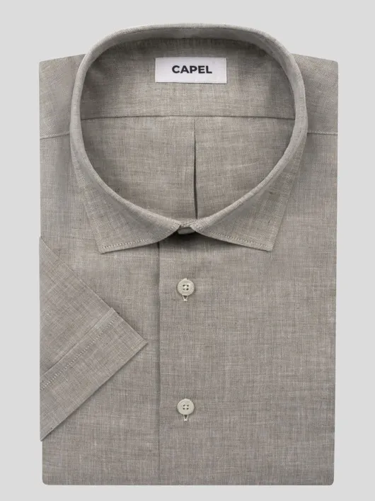 Chemisette Gatsby Beige Capel Grande Taille  homme grande taille - Capelstore