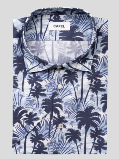 Chemisette Tom/leo Palmiers Capel Grande Taille  homme grande taille - Capelstore