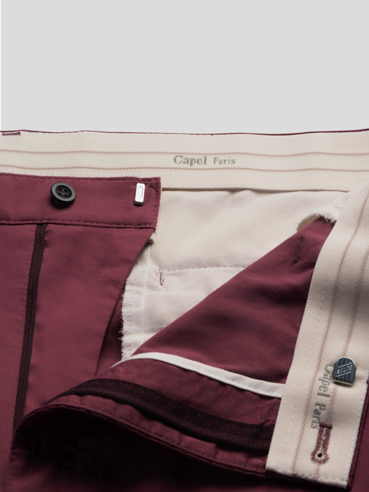 Pantalon Madison Lie De Vin Capel Grande Taille homme grande taille - Capelstore