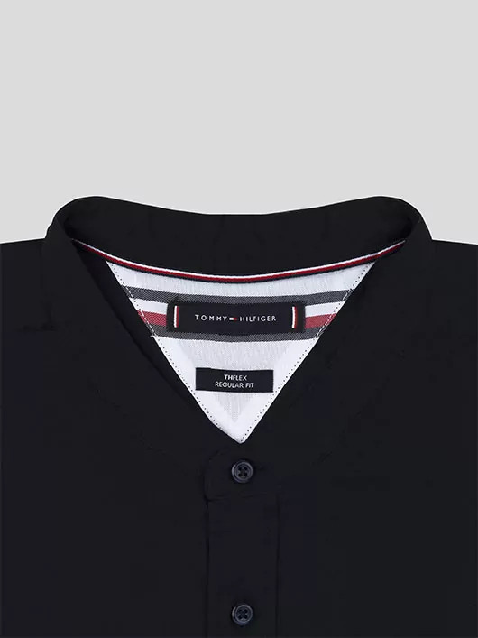 Chemise Ml Col Mao T. Hilfiger Grandes Tailles homme grande taille - Capelstore